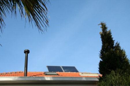 Ensombreamento dos colectores